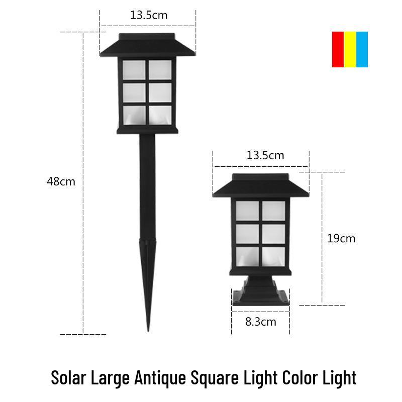 Solar Garden Lamp: Outdoor Waterproof Courtyard & Lawn Light for Landscape Decoration Solar Courtyard Light