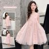 Girls' summer dress 2026 new style children's stylish sleeveless mesh princess dress girls' summer dress fluffy skirt