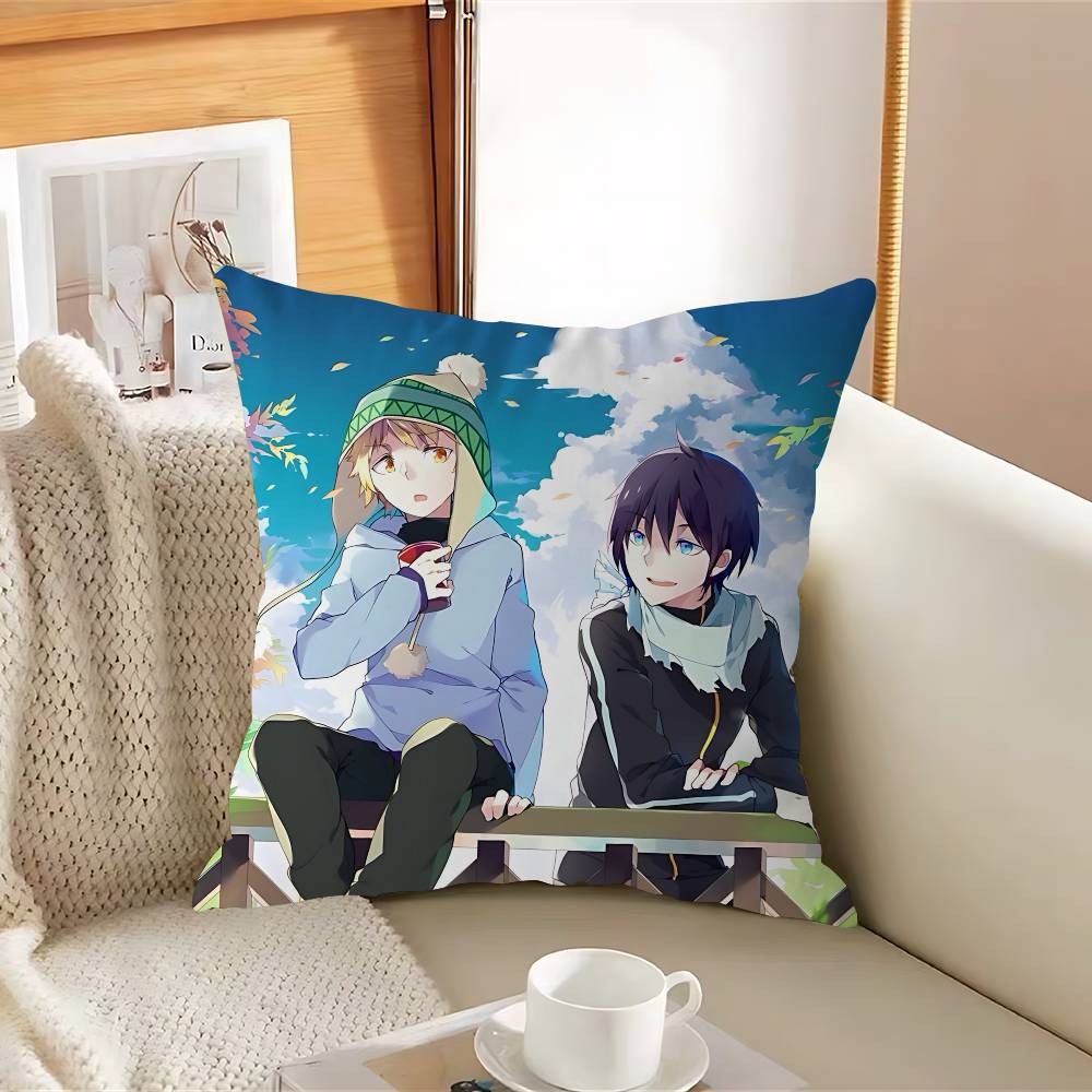 Anime N-Noragami Pillow Cushion Cover Pillowcase Living Room Sofa Home Decor Customized