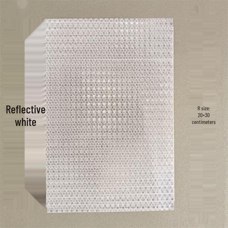 

High-Strength Adhesive Reflective Sticker for DIY Fan Support, Solid Color, 20x30cm