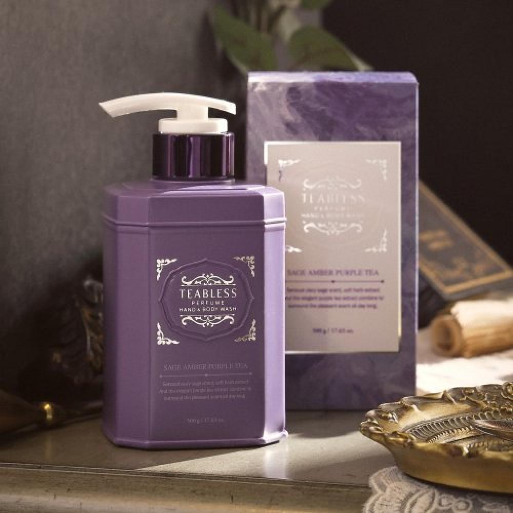 Teabless [perfume Line] Purple Tea Body Wash Floral Woody Fragrance 500ml NONE