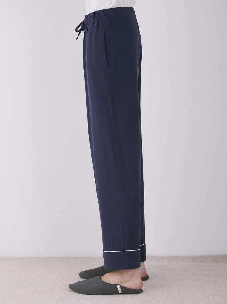 Gelato Pique Basic HOMME Piping Long Pants PMCP249085 NVY Men's