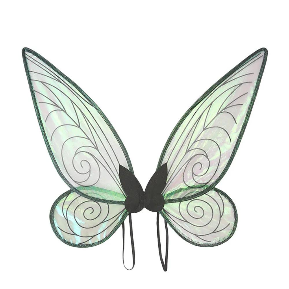 Cute Sparkling Fairy Wings for Adults Kids Halloween Costume Party Favor Angel Wings for Girls Dress up Costume Wings