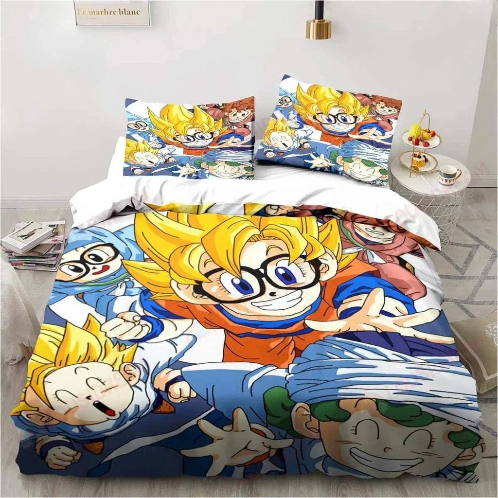 3D Carton DR S-Slump Arale Beding Set Shet King Twin Double Child Beding Set Mircofiber or Polyester Soft with Soft Fabric Duvet Cover Sets