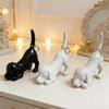 Hond Ringhouder, Teckel Figuur, Woonkamertafelblad Home Decoratie, Schattige Decoratieve Organizer, Hars Ambacht.