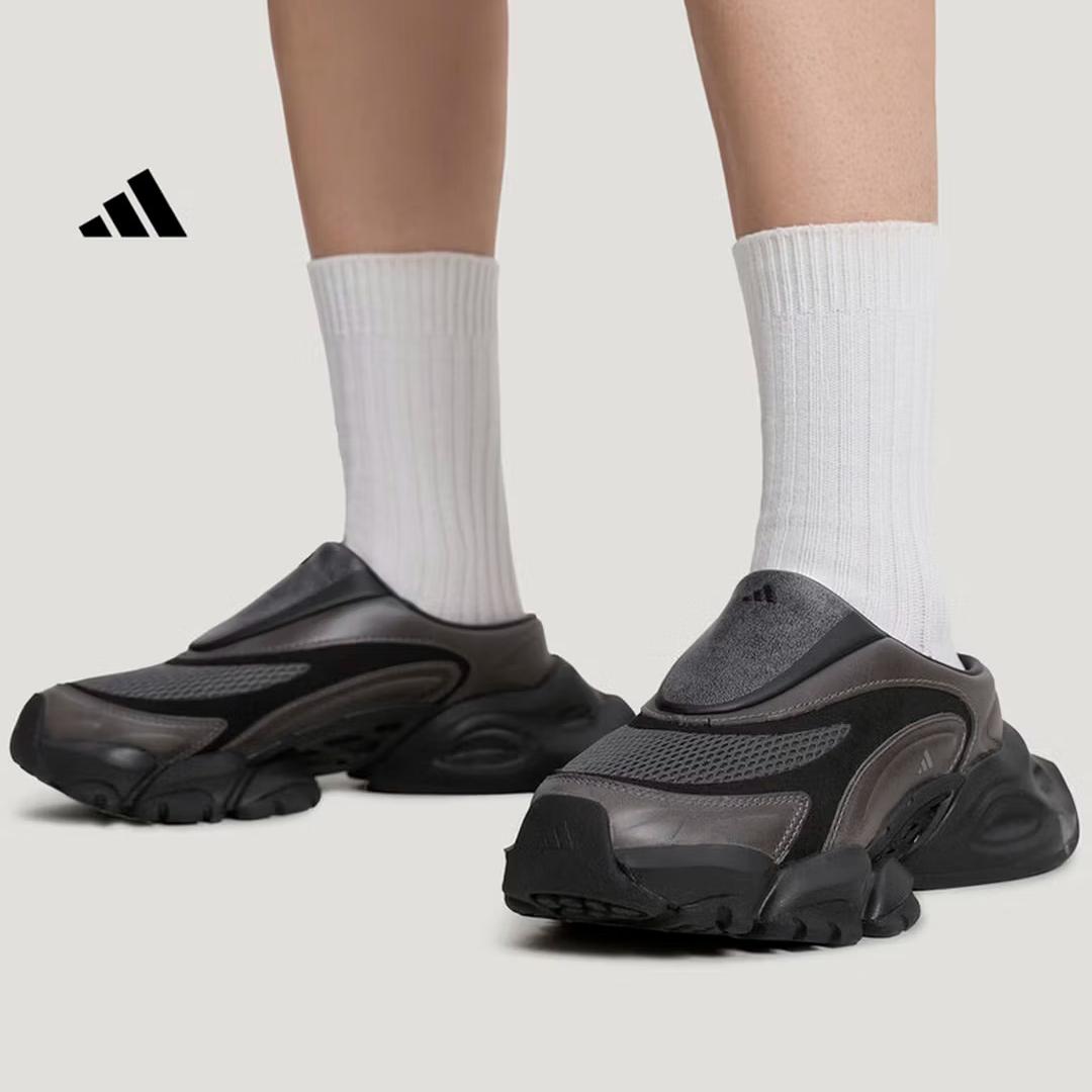 Adidas GALI Та же модель Серия FOS XLG RUNNER MULE Шлепанцы Обувь Мюллера Номер модели JS4529 35.5 серый