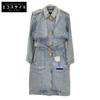 Indigo Denim Tulip Trench Coat Coat 0 IndigoUsed