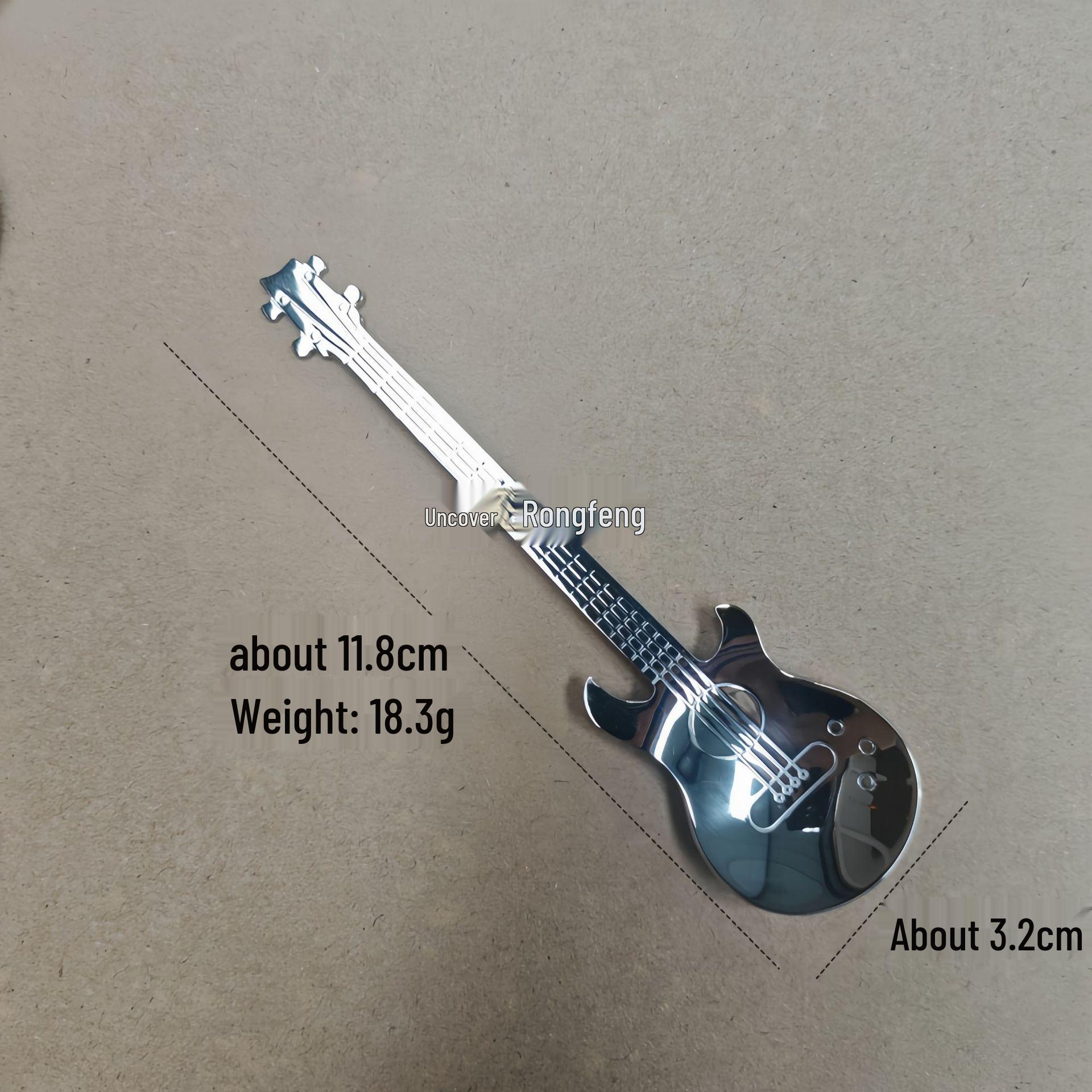 304 Stainless Steel Guitar & Bass Coffee & Dessert Spoons