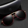 Luxury Pilot Polarized Sunglasses Men Women Driving Fishing Retro Sun Glasses  Designer Male Metal Sunglasses For Man UV400