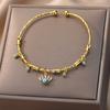 Hand Evil Eye Bracelet For Women Stainless Steel Zircon Bracelet Bangle Turkish Lucky Luxury Couple Zircon Pulseras Bijouxfemme