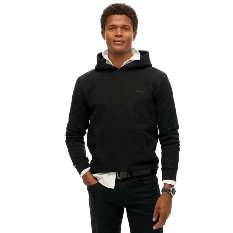 Superdry, Herren, Pullover, Sweatshirt Casual Bequem sitzend Essential Logo Hoodie, Schwarz, (L) - Bild 3