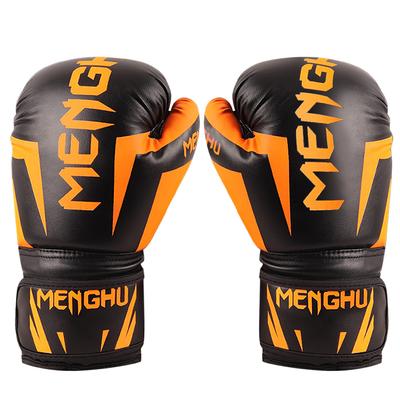 Boxhandschuhe mit Handgelenkstützgurten, Kickboxen, Muay Thai, Boxsack, Trainingshandschuhe