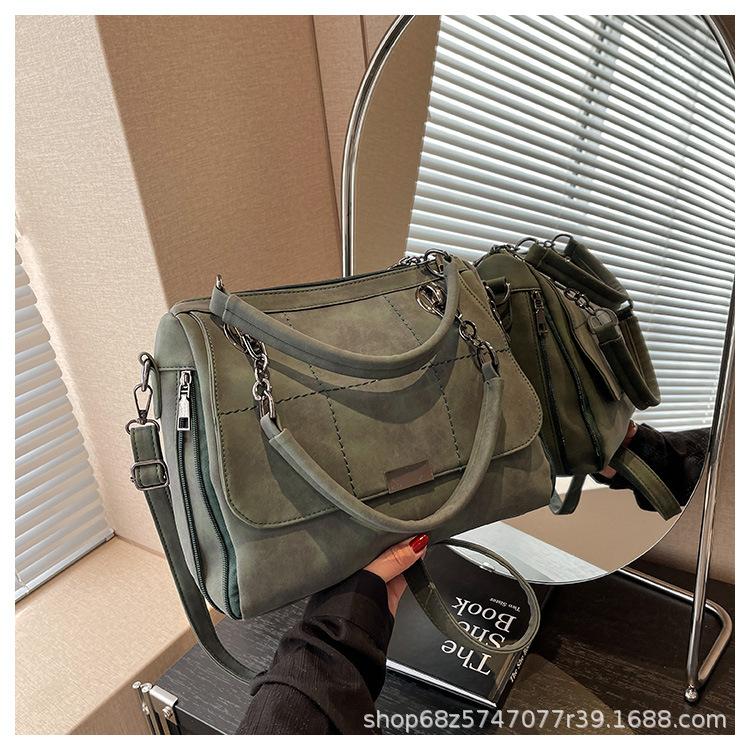 Today's Popular Bag Women's 2025 Four-season Frosted Crossbody Bag Portable Commuter Tote Bag