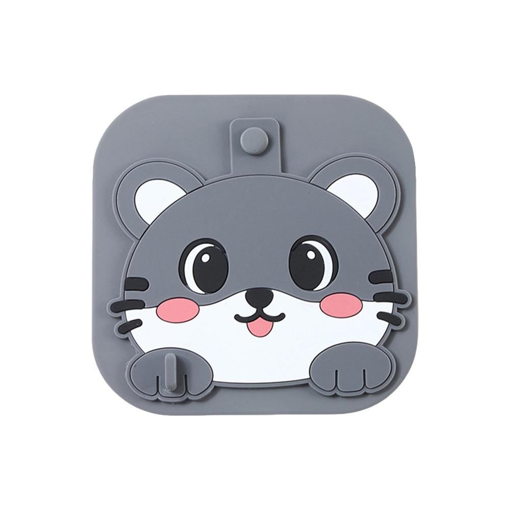 Anti Odor Floor Drain Pad Cartoon Cat Shower Drain Cover  for Kitchen Toilet