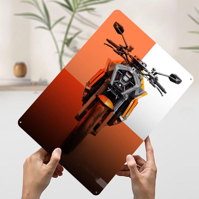 Motorcycle R EVO Poster Customized Wall Art Vintage Metal Signs Retro Tin Plaque for Man Cave Home Decor Accessories House