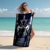 Proof Beach Towel with Dallas Cowboys Pattern - Soft,absorbent,quick-drying,machine Washable - Perfect for Swimming,camping,bathing