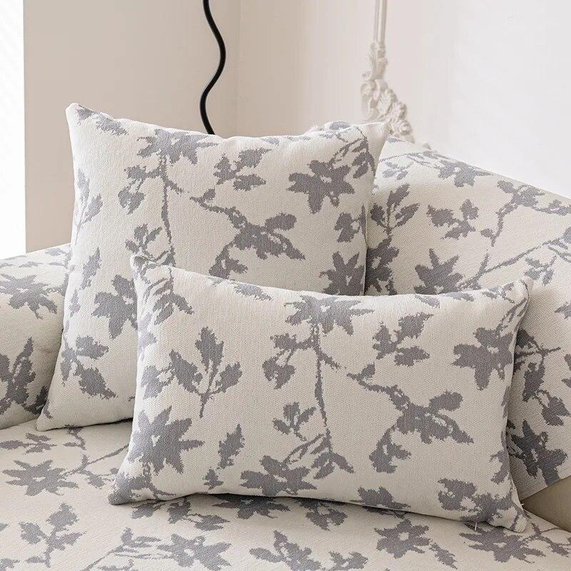 Europe Chenille Sofa Towel Jacquard Sofa Set Four Seasons Sofa Covers for Living Room Sectional Couch Backrest Armrest Cushion