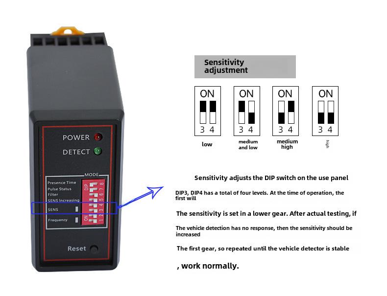 PD132 Single Channel Universal Induction Vehicle Detector for Community Gates