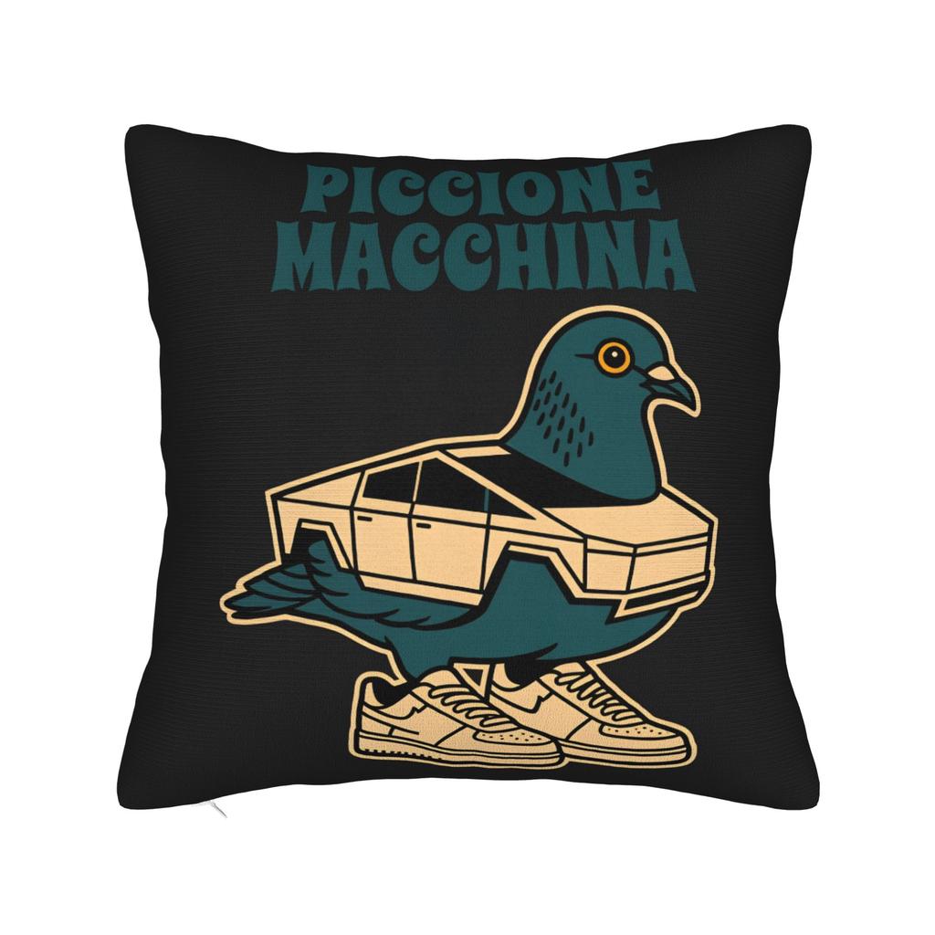 Pillow Case Italian Brainrot Meme Print Pillow Cover For Office Car Home Decor Retro Trendy Pillowcases