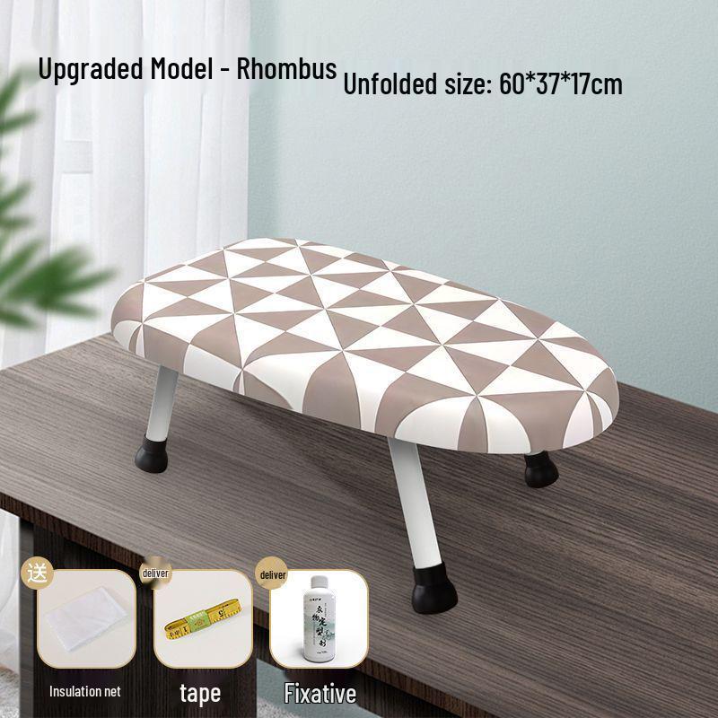 Compact Folding Universal Ironing Board - Mini Electric Mat Table for Clothes