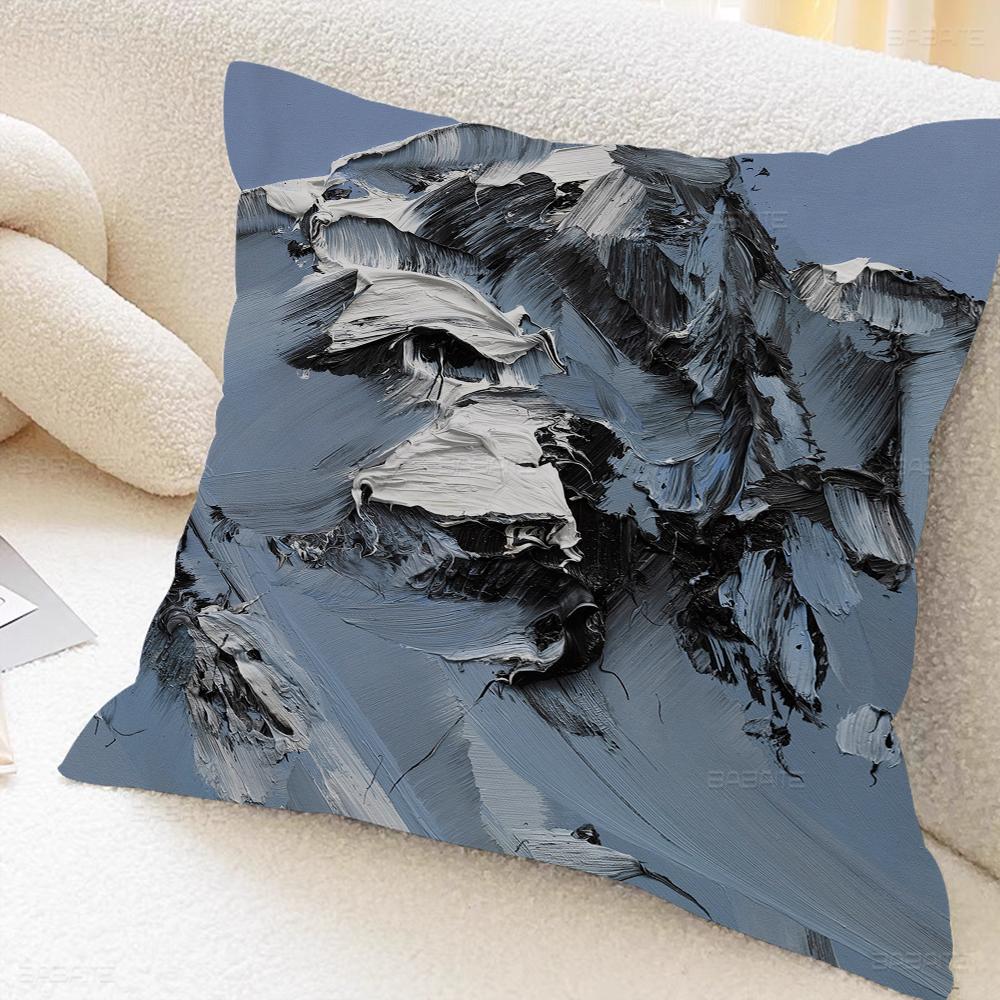 Conrad Jon Snow Mountain Artist Pillow Cover Design Cushion Cover Decor Holiday Decorati