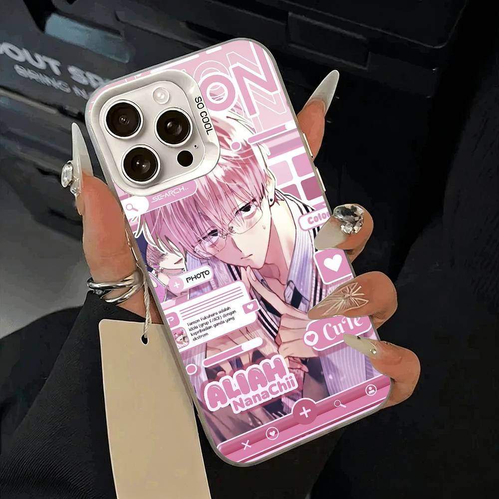 T-Tamon's-S Side Phone Case For IPhone 17 Air 16 15 14 13 12 11 Pro Max White Sliver Hard Cover