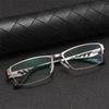 Photochromic Gray Half Frame Reading Glasses for Women +0 25 to +600 Diopters Presbyopia Hyperopia Business Sun Eyewear