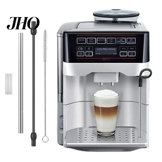 Hittebestendige Melkslang Koffiemachine Kit voor Siemens Vervangingsbuis met Reinigingsborstel Roestvrijstalen Pijp Bosch Siliconen