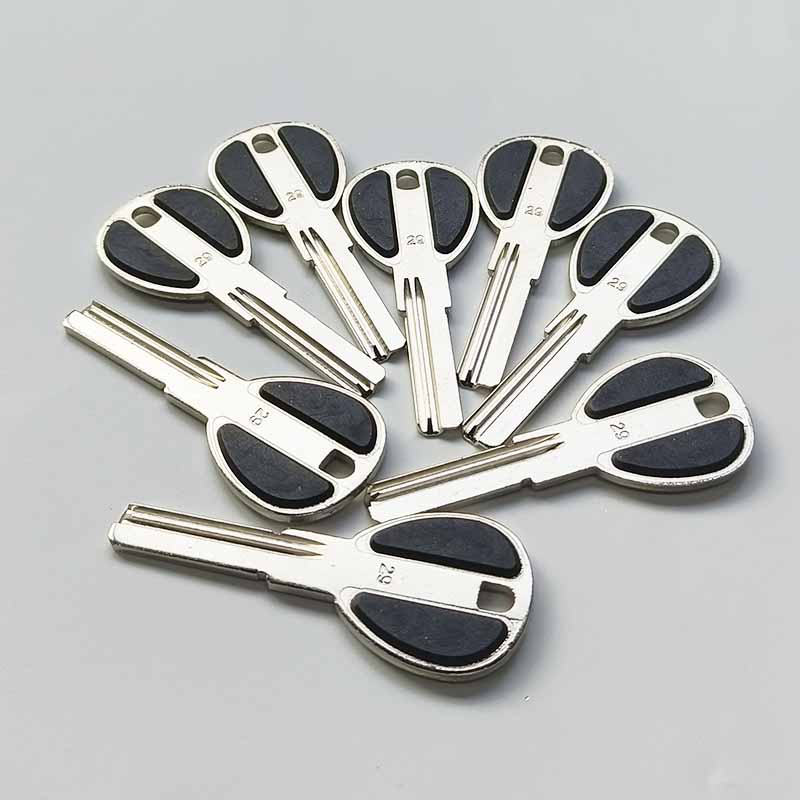 5-100 Pcs MSM Hi-Rel Key Blank House Empty Copper Locksmith Supplies Wholesale for Home Door Padlock Master Lock 29mm Black