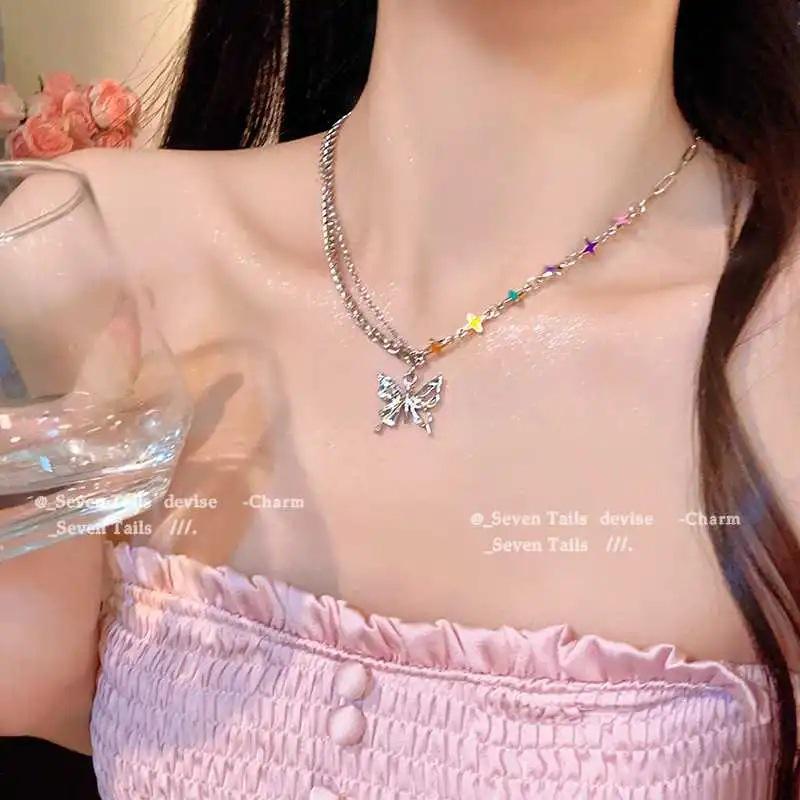 2024 Vintage Double-Layer Pearl Necklace with Heart Pendant