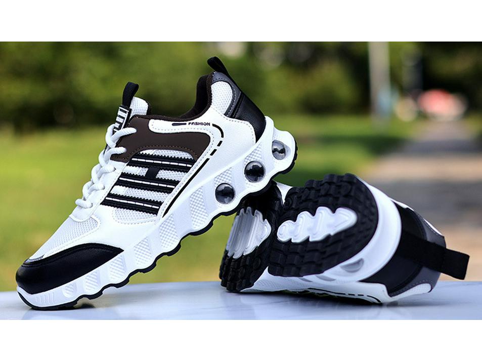 Men's Breathable Non-slip Mesh Running Shoes - Fashionable & Versatile Casual Sports Footwear