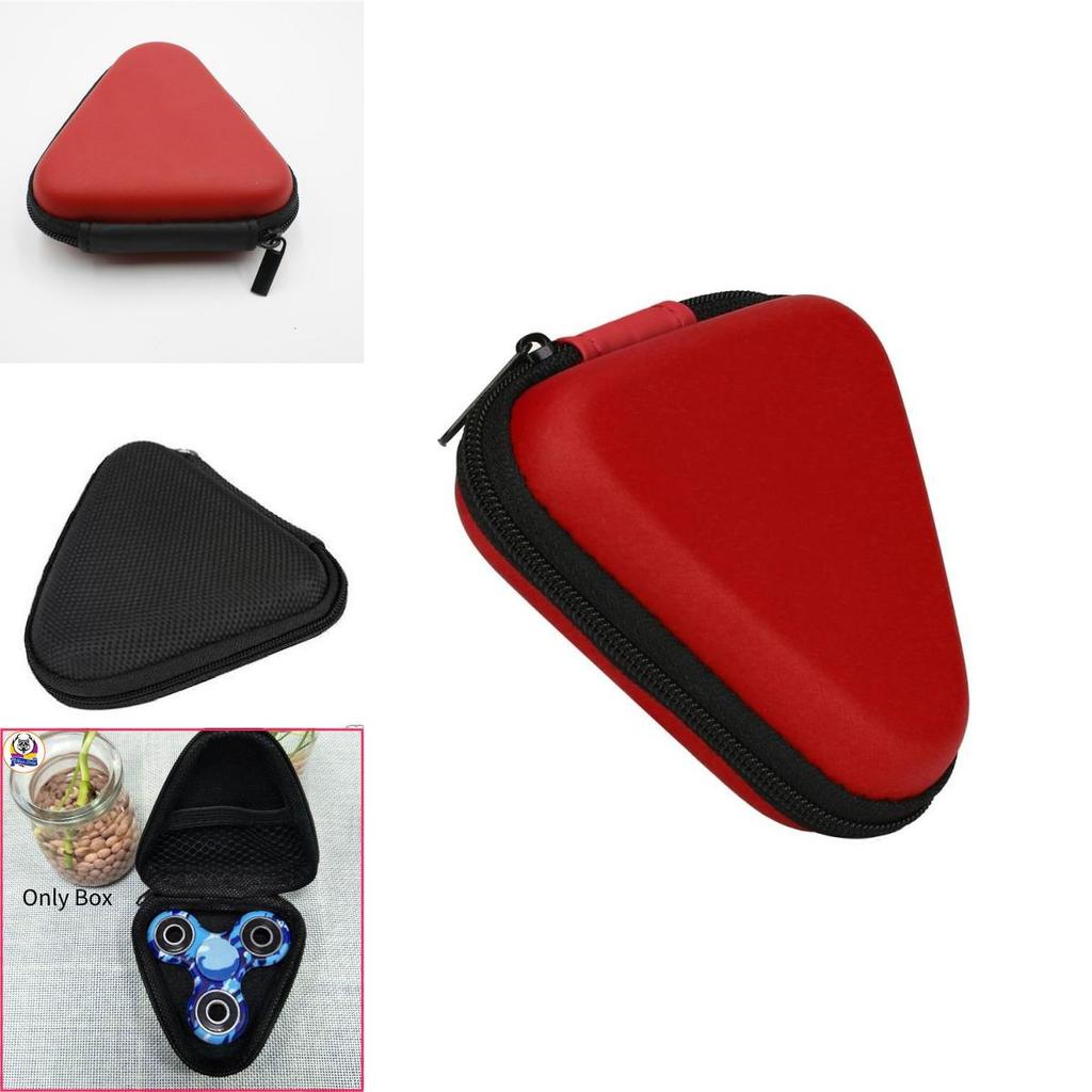 Compact Triangle Finger Fidget Toy Storage Box Gift Bag Protective Packaging