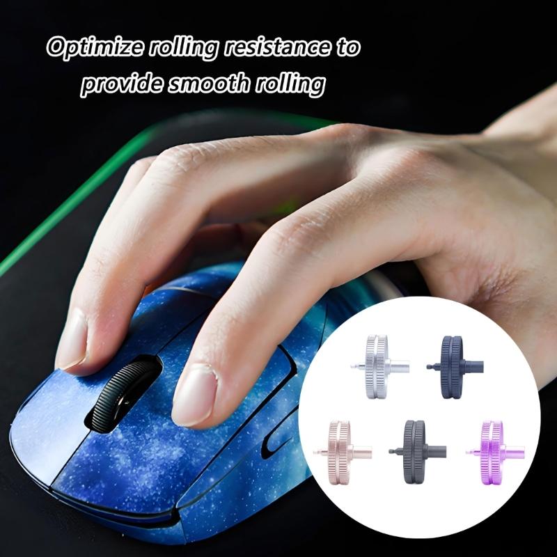 Quiet Durability Metal Wheel Roller Replacement Quick Installation For GPW 1, 2, 3,4 Mouse Gaming And Office Mice