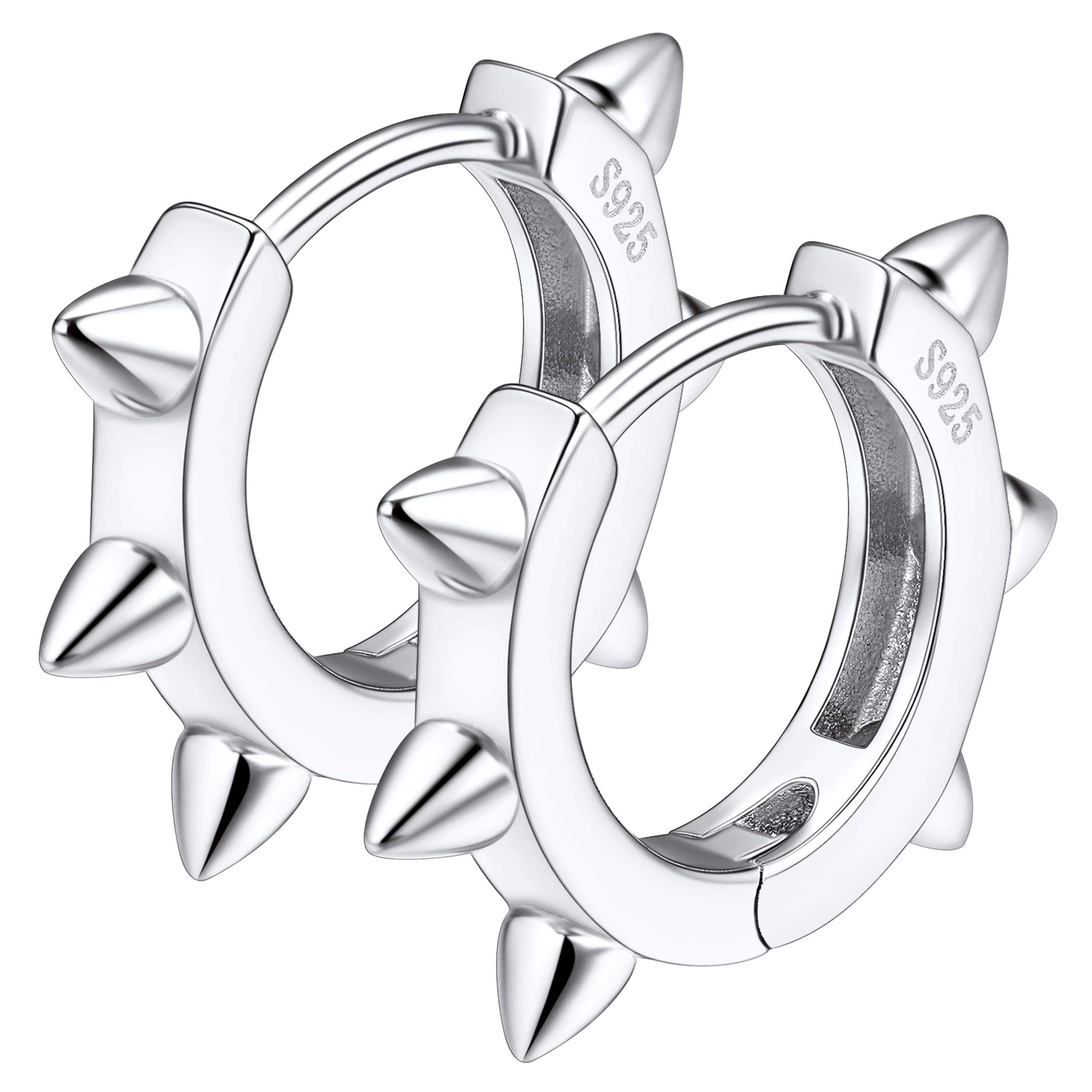 

Кольцо 925 Spike Hoop Simple Accessories [Suplight] Женские серьги, Серебро, Серьги, Мужские, Несмываемые,