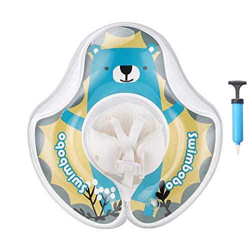 Baby Inflatable Swim Ring for Babies, Bath Time, with Leg Openings, for Children Aged 6-36 Months