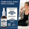 Iodine Nasal Spray - Cleanses & Refreshes Your Nasal Passages - Iodine & Fulvic Acid Blend - 150+ Uses Per Bottle - Natural Mineral Formula