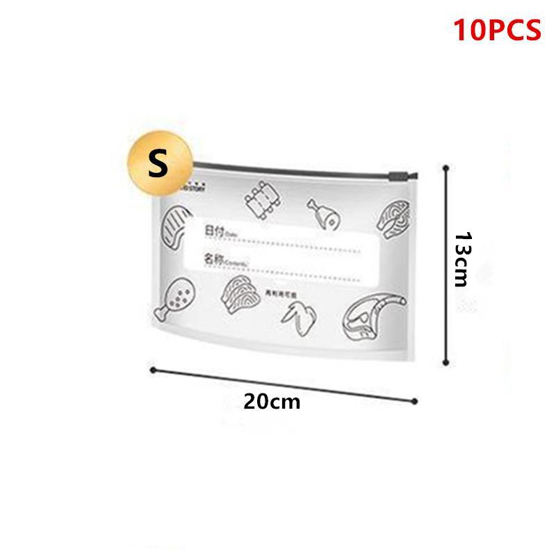 Zipper Style Thickened Aluminum Foil Sealed Storage Bag For Refrigerator Food Preservation And Freezing Home Use Durable Bag