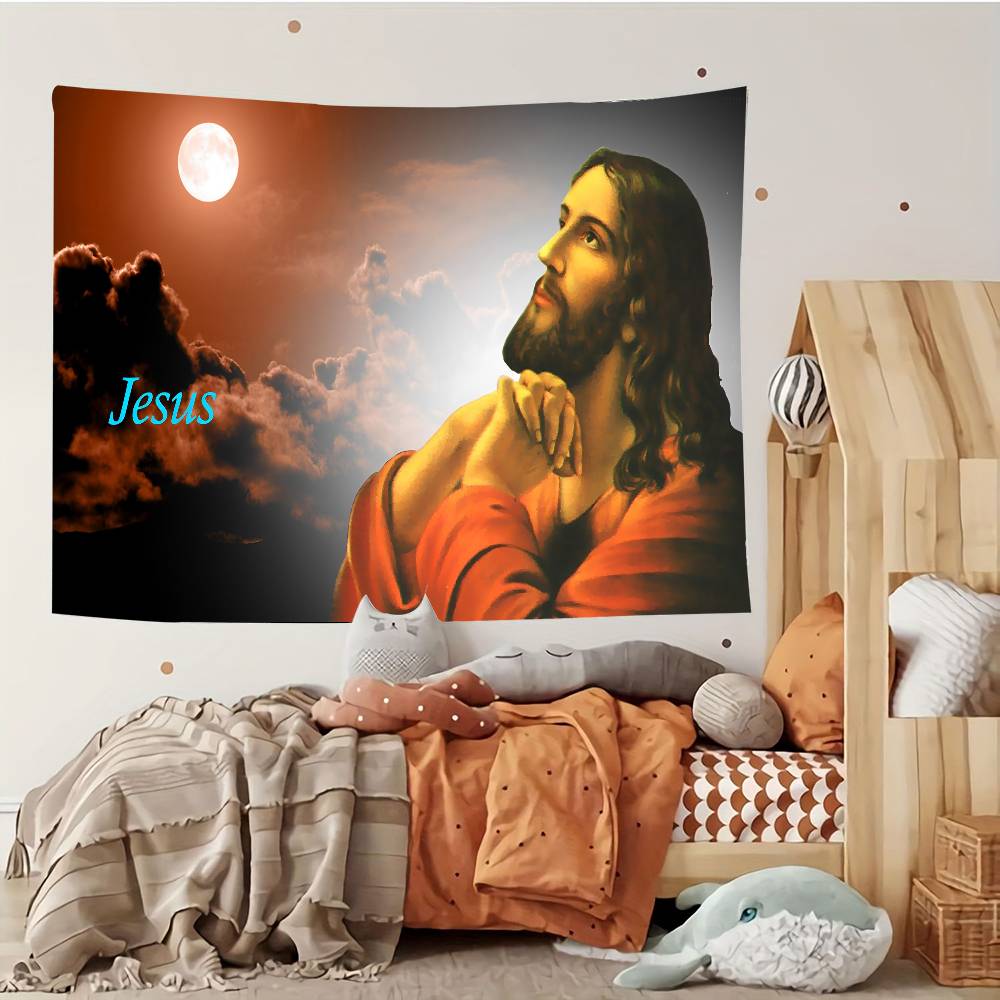

Jesus Christ Tapestry Customizable Tapestries Of Various Styleswall Hangings Celebrity Photo Printingwall Hangings 74x94cm(29x37in)