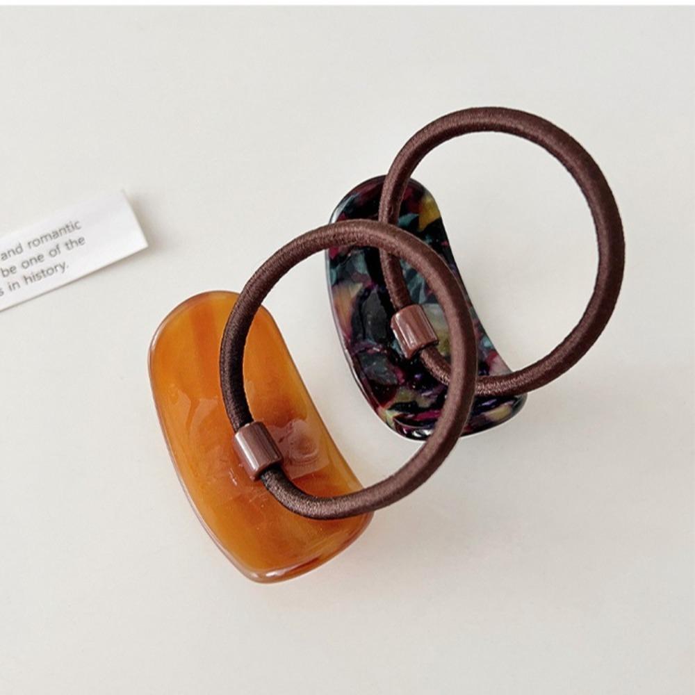 Portable Hair Ring Elastic Rubber Band Fashionable Head Rope  Women