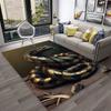 3D Gothic Schlange Schlangen Python Viper Teppich Teppich für Zuhause Wohnzimmer Schlafzimmer Sofa Fußmatte Dekor, Kinder Teppich Rutschfeste Bodenmatte