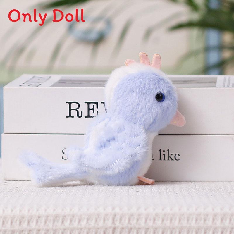 Plush Bird Keychain Cute Small Sparrow Toy For Bag Decoration And Collectors