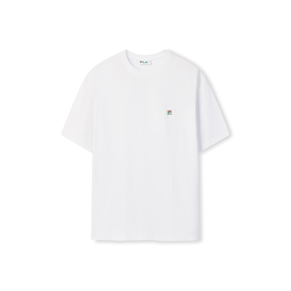 Fila Others Minimalist Classic Casual Sports Versatile Comfortable Loose Cotton Short Sleeve T-Shirt Unisex Tops F71U525102FWT