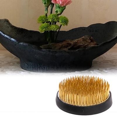 Flower Frog Durable Flower Fixed Tool Round Fine Workmanship Compact Flower Arrangement