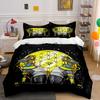 Golden Cosmic Feline Elegance. Bedding Sets Duvet Covers Pillowcases(1* Duvet Cover 2* Pillowcases Without Duvet Insert)