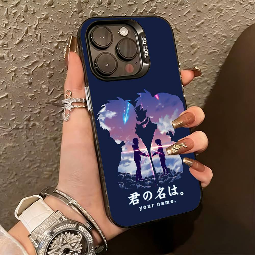 Suzume No Tojimari Daijin  Phone Case For iPhone 17,16,15,14,13,12,11 Plus,Pro Max,XS,Colored Silver Plated Inside Cover