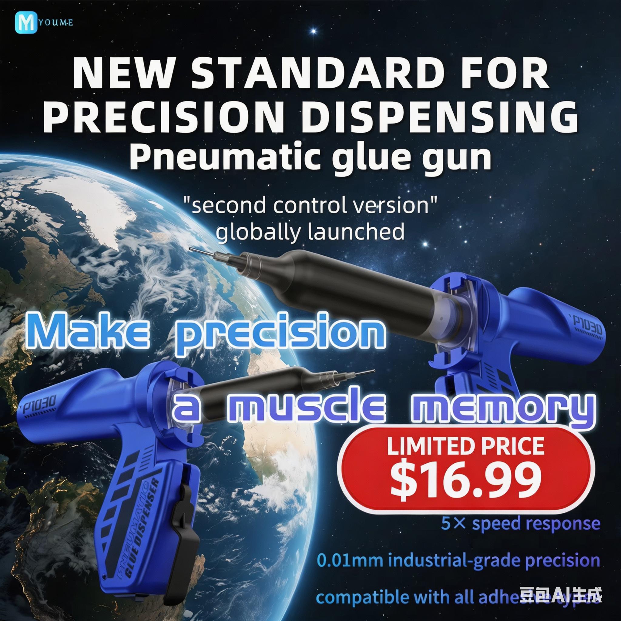 YOUMI Mobile Phone Repair Electric Assisted Glue Dispensing Machine Pneumatic Mobile Phone Dispensing Repair Tools