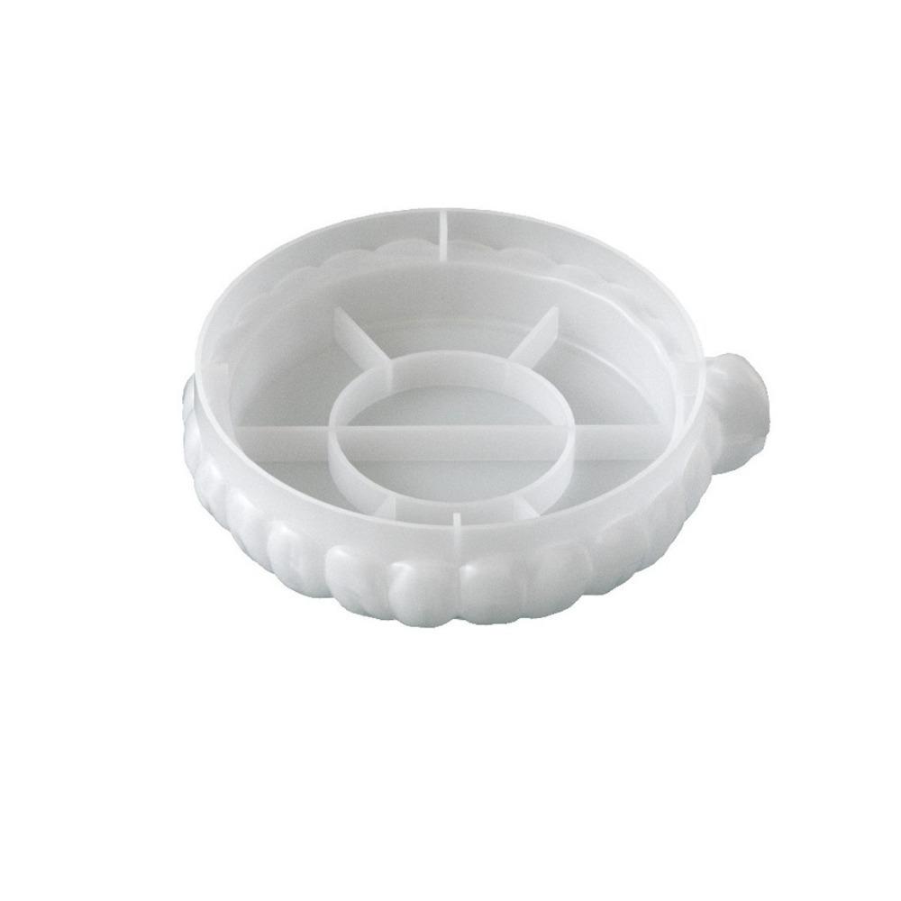 

Silicone Jewelry Storage Tray Mold Round Floral Rabbit Tray Cute Easter Mold Jewelry Storage 6.93x6.38x1.77 in