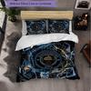 Set Lenzuola Manchester City Modello 3 Pezzi Morbida Copripiumino in Microfibra con Federe per Camera da Letto