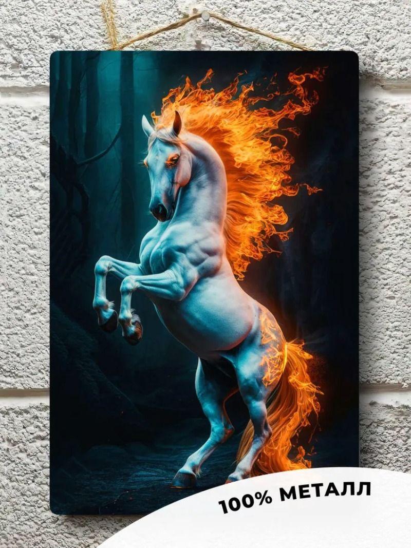 

Horse Metal Wall Art Sign 20x30 cm