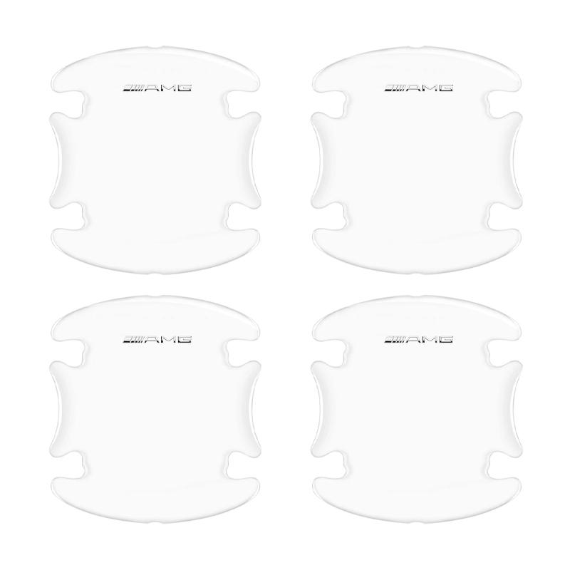 4PCS Transparent Car Door Anti-collision Protector Bumper Strip Sticker For Mercedes Benz AMG GLE GLS GLC CLA GLB ML W204 W206 W205 W212 W203